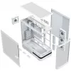MODECOM Volcano AQ100 ARGB Midi Tower White - Tempered Glass, 4x 120mm ARGB Fans, ATX/Micro-ATX/Mini-ITX
