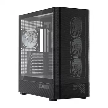 MODECOM Volcano AQ300 ARGB Mid Tower Case - Black