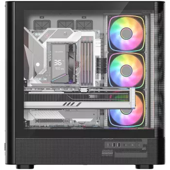 MODECOM Volcano AQ300 ARGB Mid Tower Case - Black