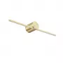 Modern Slim LED Wall Light IP44 Gold 12W Warm White 960lm