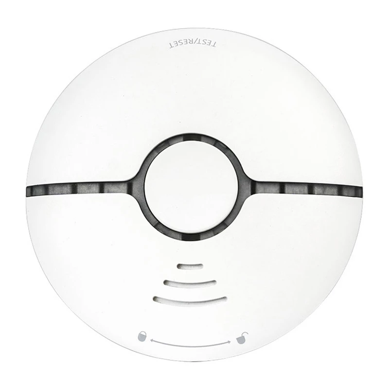 MOES WSS-S-SSD-A Wi-Fi Photoelectric Smoke Detector with Tuya App Alerts, 85dB Siren, CR123A Battery Powered, Works with Alexa & Google Assistant, White