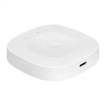MOES ZHUB-C ZigBee 3.0 Ethernet/Wi-Fi Smart Gateway Hub for Tuya Devices, Works with Alexa & Google Home