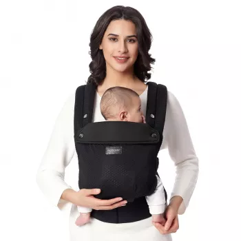 MOMCOZY BC001 Baby Carrier Newborn to Toddler Air Mesh Black