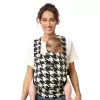 Momcozy BC001 Plaid Baby Carrier, 6-in-1 Ergonomic, 0-36 Months, 7-45 lbs, IHDI Certified, Breathable Cotton