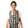 Momcozy BC001 Plaid Baby Carrier, 6-in-1 Ergonomic, 0-36 Months, 7-45 lbs, IHDI Certified, Breathable Cotton