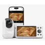 Momcozy BM016-WH12BA-A 5 inch 720p HD Video Baby Monitor with Pan-Tilt-Zoom, Two-Way Talk, Temperature Sensor, Lullabies, and VOX Mode - White
