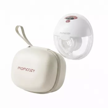 Momcozy M5 Smart Wireless Electric Breast Pump, Hands-Free, DoubleFit™, Red