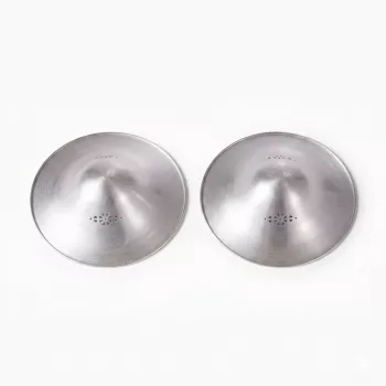 Momcozy NS005 999 Fine Silver Nursing Shields 45mm - 2 Pack