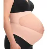 Momcozy Pregnancy Belly Band (L) - Nude, Comfortable and Supportive Maternity Support Belt