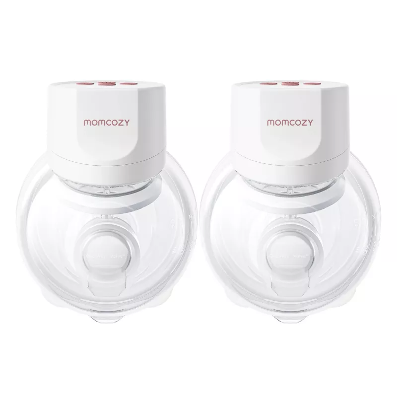 MOMCOZY S12 PRO+ Wearable Breast Pump White Double Pack