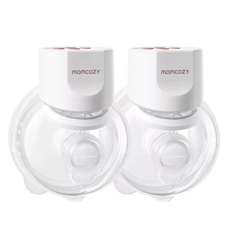 MOMCOZY S12 PRO+ Wearable Breast Pump White Double Pack