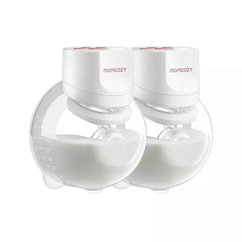 MOMCOZY S12 PRO+ Wearable Breast Pump White Double Pack