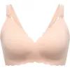 Momcozy YN46 Seamless Support Floral Nursing Bra Push-up Skin L