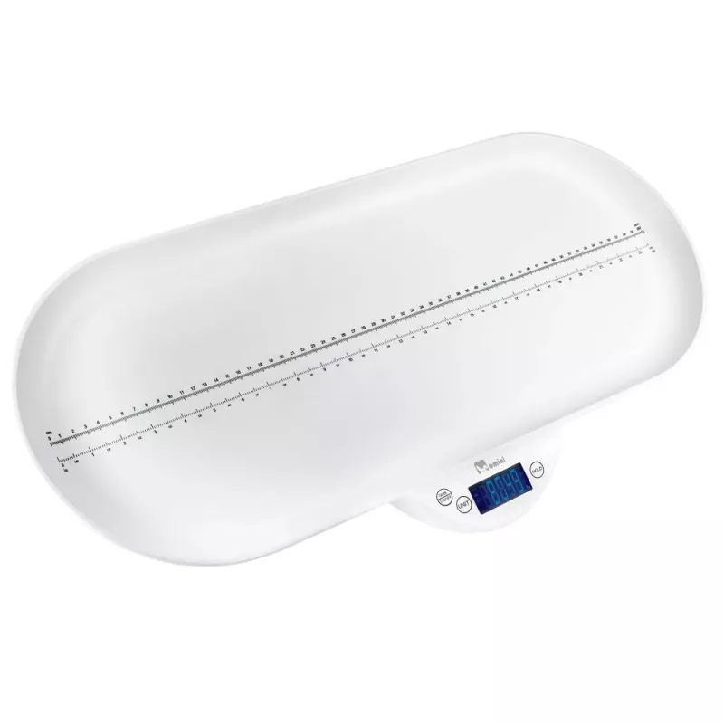 Momini Baby Scale TinyScale - Digital Infant Scale 20 kg, 5 g Graduation, White