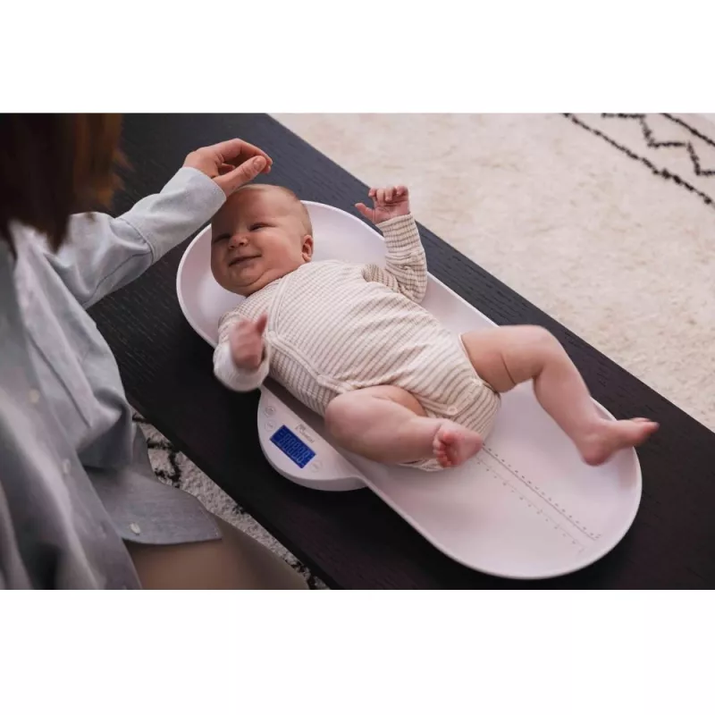 Momini Baby Scale TinyScale - Digital Infant Scale 20 kg, 5 g Graduation, White
