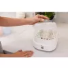 Momini Bottle Steriliser QuickSteam - Electric Steam Sterilizer for 6 Baby Bottles, 8-Minute Cycle, Automatic Shut-Off, BPA-Free
