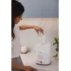 Momini Bottle Steriliser QuickSteam - Electric Steam Sterilizer for 6 Baby Bottles, 8-Minute Cycle, Automatic Shut-Off, BPA-Free