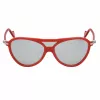 Moncler ML0054-67C Unisex Sunglasses - Black Frame, Smoke Grey Lens, 128mm Lens Width