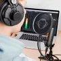 Monkey Banana MICO BK USB Condenser Microphone for Studio and Podcasting