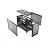 Montech TEN (B) Mini Tower PC Case, Tempered Glass, Black, Micro-ATX/Mini-ITX