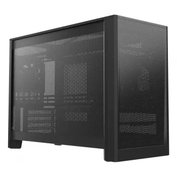 Montech TEN (B) Mini Tower PC Case, Tempered Glass, Black, Micro-ATX/Mini-ITX