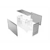 MONTECH TEN (W) Mini Tower PC Case White - Micro ATX / Mini-ITX, Tempered Glass, ARGB