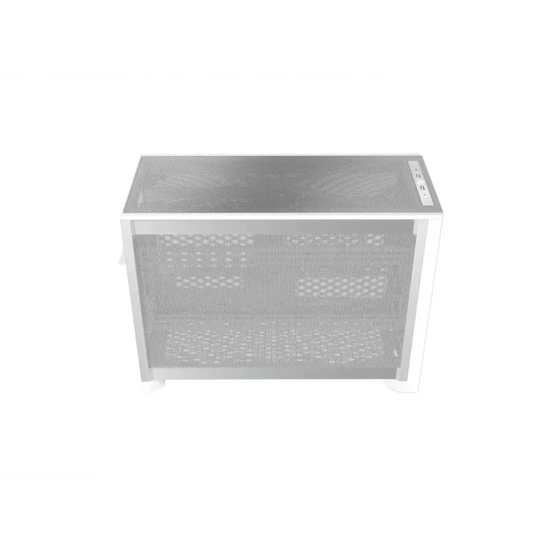 MONTECH TEN (W) Mini Tower PC Case White - Micro ATX / Mini-ITX, Tempered Glass, ARGB