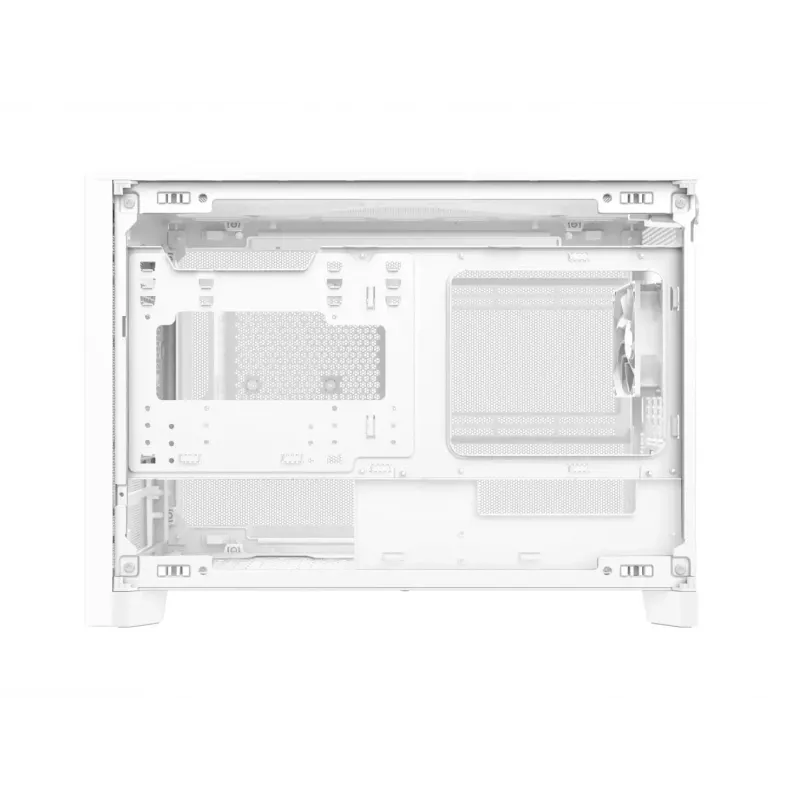 MONTECH TEN (W) Mini Tower PC Case White - Micro ATX / Mini-ITX, Tempered Glass, ARGB