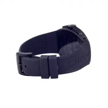 Montres de Luxe Men's Automatic Watch 09SA-BK-1002 48mm Black Dial Leather Strap