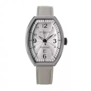 MONTRES DE LUXE Women's Quartz Analog Watch 09EX-LAS-8300 39mm Stainless Steel Leather