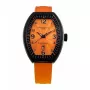 MONTRES DE LUXE Women's Watch 09EX-L8302 35mm Stainless Steel Case Silver Dial Genuine Leather Band Analog Quartz
