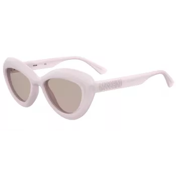 Moschino MOS163-S-35J Women's Square Sunglasses Havana Brown
