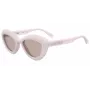 Moschino MOS163-S-35J Women's Square Sunglasses Havana Brown