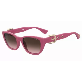 MOSCHINO Women's Sunglasses MOS130-S-MU1 Havana Acetate Brown Gradient 55mm