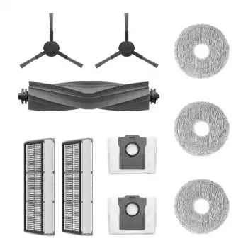 MOVA E30 Ultra Accessory Kit – Complete Replacement Parts Set with Main Brush, Side Brushes, HEPA Filters, Mop Cloths & Cleaning Tool