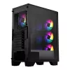 MSI MAG FORGE 130A Airflow ATX Mid-Tower Gaming Chassis - Black, Tempered Glass, 4x ARGB Fans
