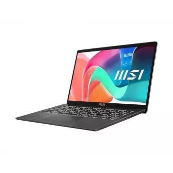 MSI Modern 15 F1MG-886PL 15.6 inch Full HD IPS Laptop - Intel Core 5 120U, 16GB DDR5, 512GB SSD, Windows 11 Home, Black