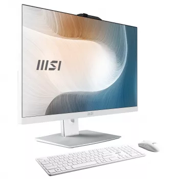 MSI Modern AM242P 1M-2097EU All-in-One PC, 23.8 inch Full HD IPS, Intel Core 7 150U, 16GB DDR5, 512GB SSD, Windows 11 Pro, Wi-Fi 6E, White