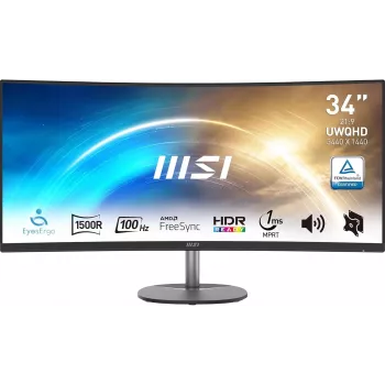MSI MP341CQ 34-Inch Curved Monitor