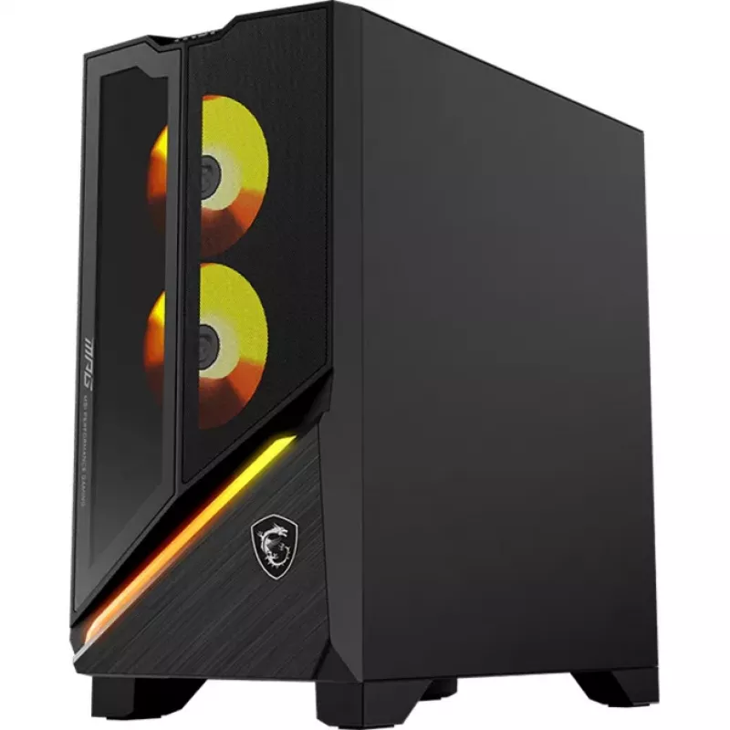 MSI MPG Infinite Z3 9NVPR7-883AT Gaming Desktop - Intel Core i7-13700F, RTX 4070, 32GB DDR5, 1TB NVMe SSD + 2TB HDD, Windows 11 Home, Black/Transparent