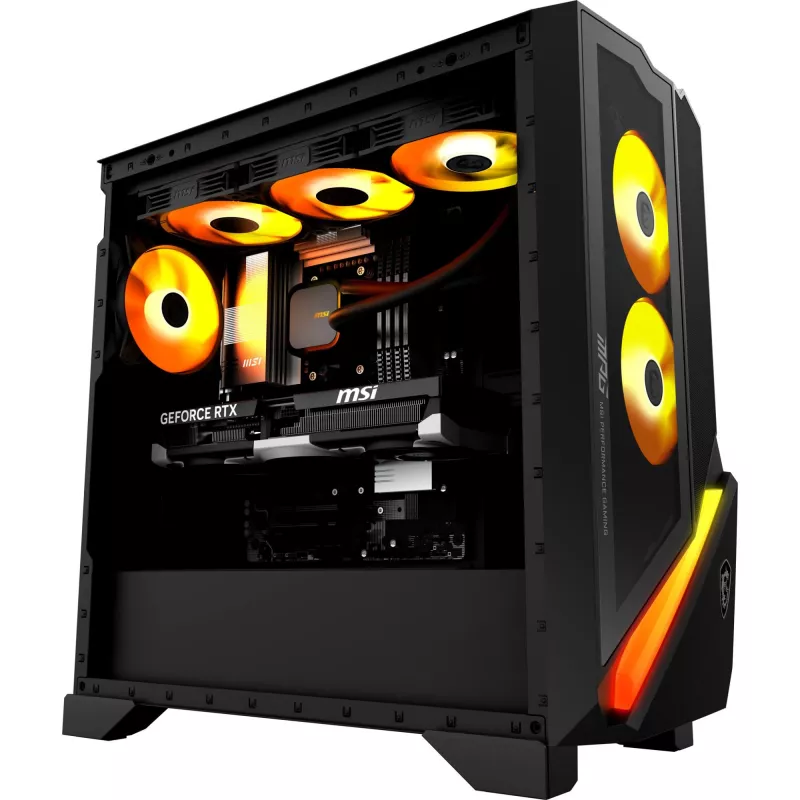 MSI MPG Infinite Z3 X3D Gaming Desktop PC, AMD Ryzen 7 7800X3D, 32GB DDR5, 1TB NVMe SSD, NVIDIA GeForce RTX 4070 Ti, Windows 11 Home, Black