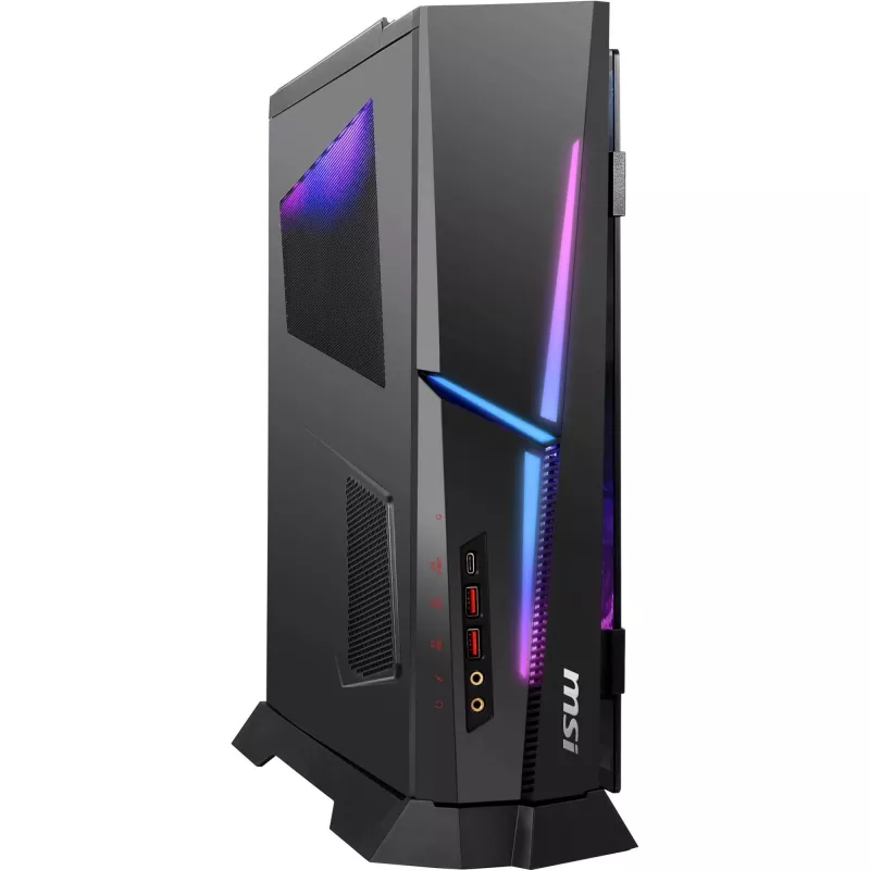 MSI MPG Trident AS AI 2NVM7-073EU Gaming Desktop PC, Intel Core i7-13700F, 16GB DDR4, 1TB NVMe SSD, NVIDIA GeForce RTX 4060 8GB, Windows 11 Home, Black
