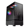 MSI PAG PANO M110A Micro-ATX Gaming Chassis – Black, Tempered Glass, 4x ARGB Fans