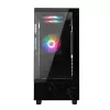 MSI PAG PANO M110A Micro-ATX Gaming Chassis – Black, Tempered Glass, 4x ARGB Fans