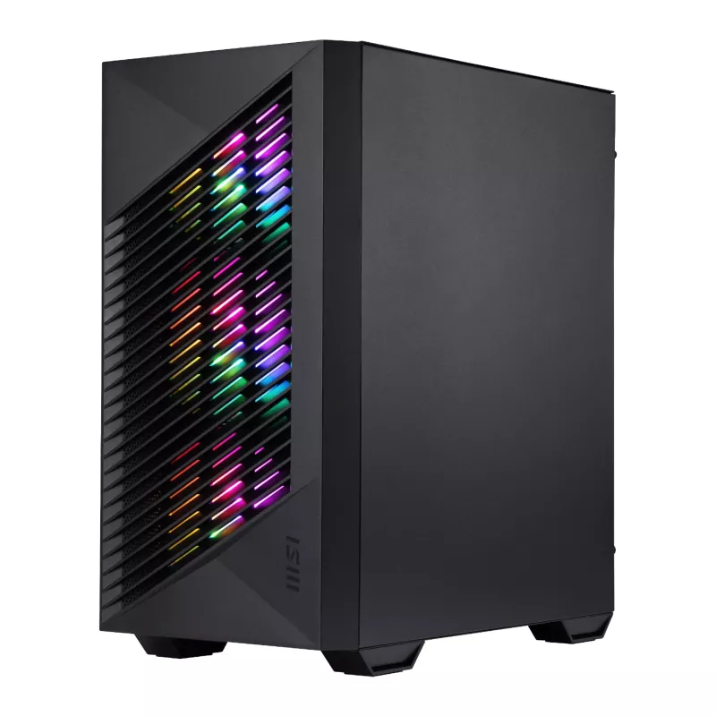 MSI PRO FORGE M050A Micro-ATX Gaming Chassis - Black