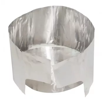 MSR Heat Reflector – Aluminum Wind Shield for Stoves (Silver)