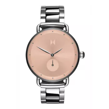 MVMT D-FR01-S 36mm Swiss Quartz Watch White Dial Black Leather Strap