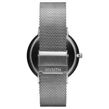 MVMT Men's Automatic Watch 28000089-D 42mm Stainless Steel Case Black Leather Strap
