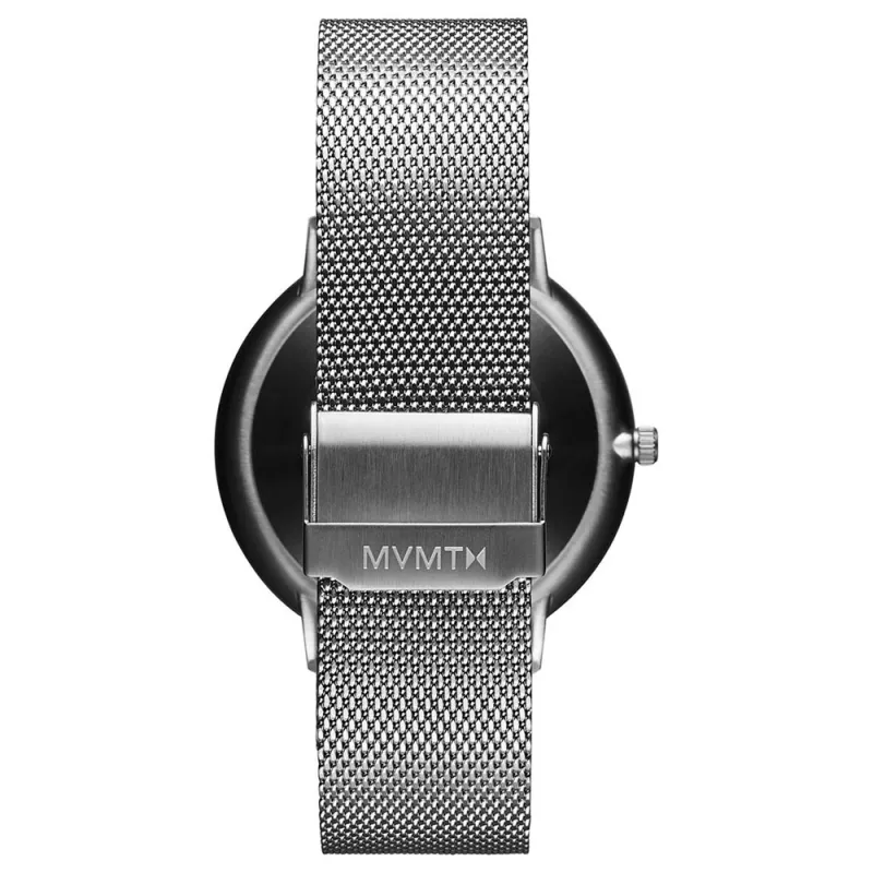 MVMT Men's Automatic Watch 28000089-D 42mm Stainless Steel Case Black Leather Strap