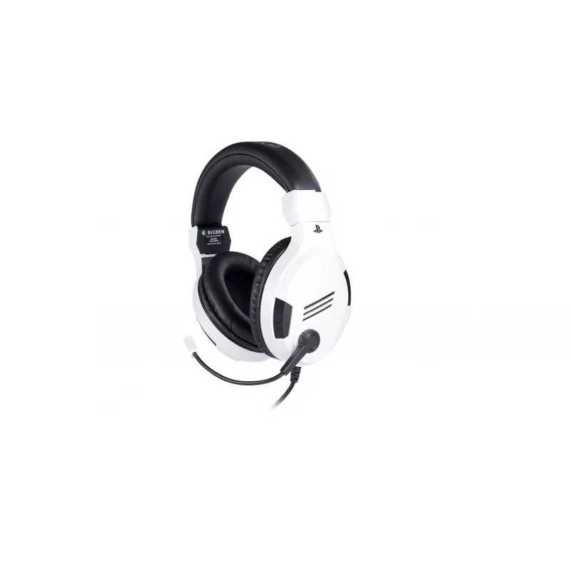 NACON PS4 Gaming Headset V3 White - Wired Over-Ear Headphones with Microphone for PlayStation 4, PC, Mobile